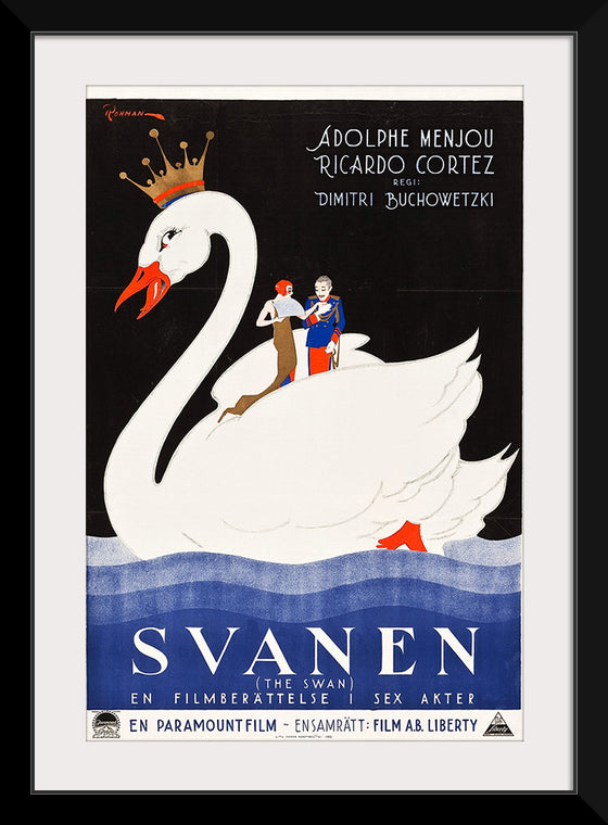 "The Swan Swedish Film Poster (1925)", Eric Rohman