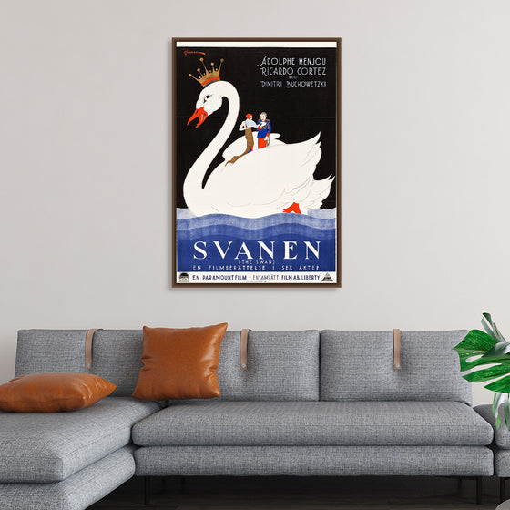 "The Swan Swedish Film Poster (1925)", Eric Rohman