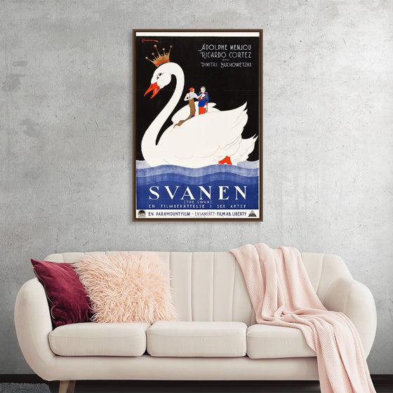 "The Swan Swedish Film Poster (1925)", Eric Rohman