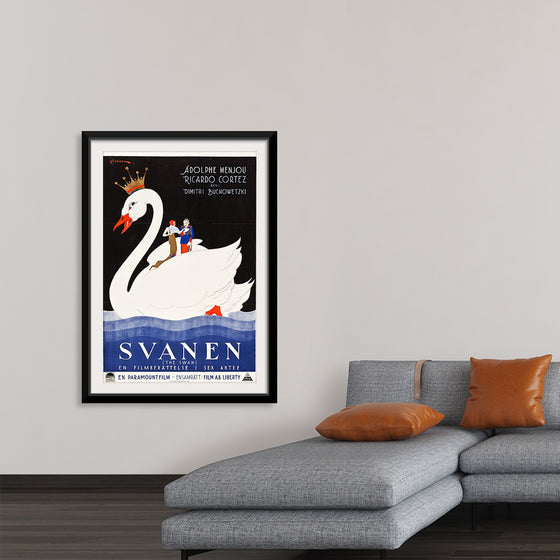 "The Swan Swedish Film Poster (1925)", Eric Rohman