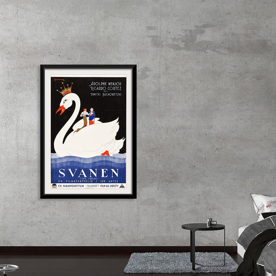 "The Swan Swedish Film Poster (1925)", Eric Rohman