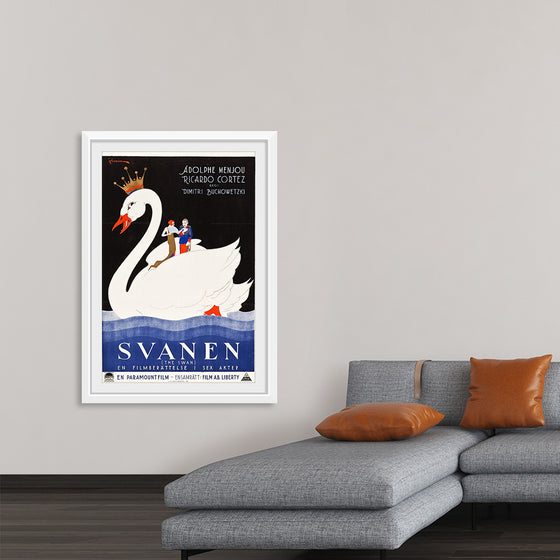 "The Swan Swedish Film Poster (1925)", Eric Rohman