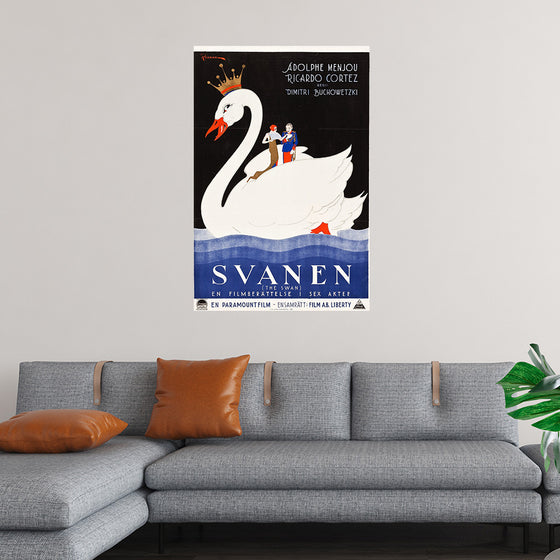 "The Swan Swedish Film Poster (1925)", Eric Rohman