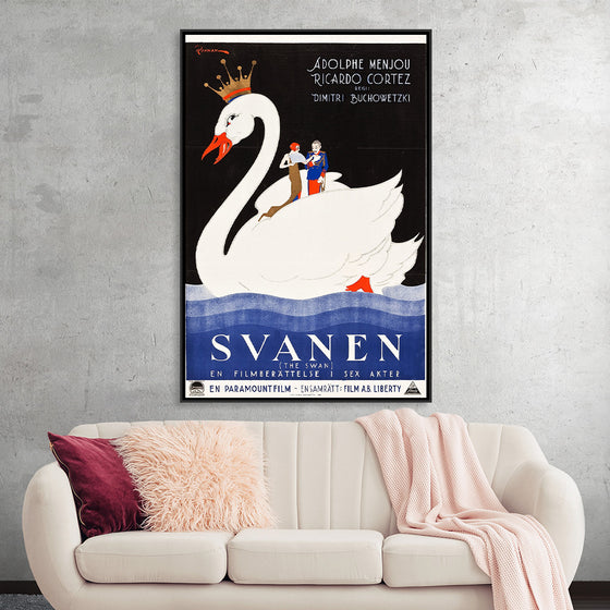 "The Swan Swedish Film Poster (1925)", Eric Rohman