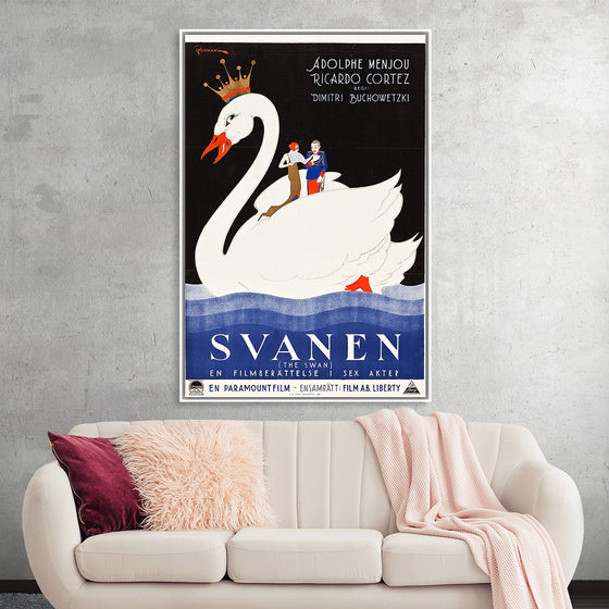 "The Swan Swedish Film Poster (1925)", Eric Rohman