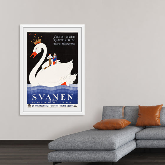 "The Swan Swedish Film Poster (1925)", Eric Rohman