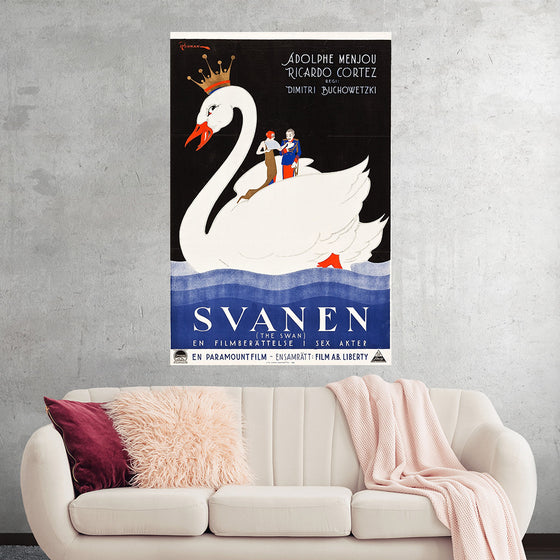 "The Swan Swedish Film Poster (1925)", Eric Rohman