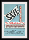 "Showpeople's Committee To Save Radio City Music Hall Poster"