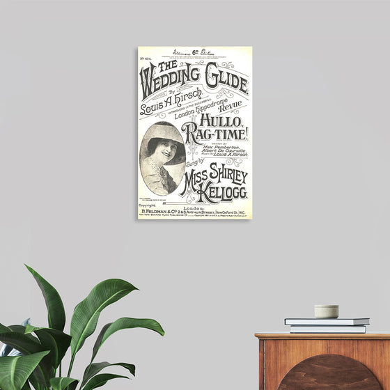 "The Wedding Glide sheet music 1912"