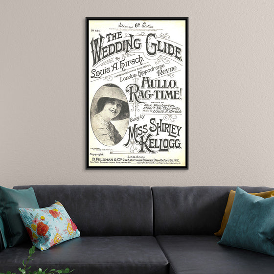 "The Wedding Glide sheet music 1912"