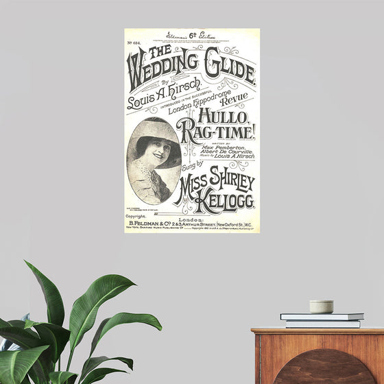 "The Wedding Glide sheet music 1912"