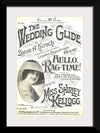 "The Wedding Glide sheet music 1912"