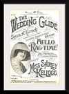 "The Wedding Glide sheet music 1912"