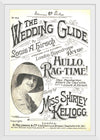 "The Wedding Glide sheet music 1912"