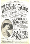 "The Wedding Glide sheet music 1912"