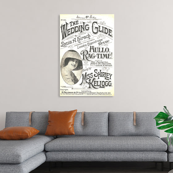 "The Wedding Glide sheet music 1912"