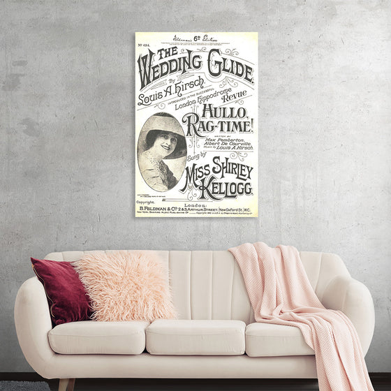 "The Wedding Glide sheet music 1912"