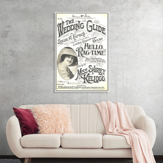 "The Wedding Glide sheet music 1912"