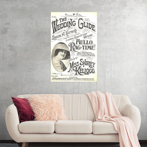 "The Wedding Glide sheet music 1912"