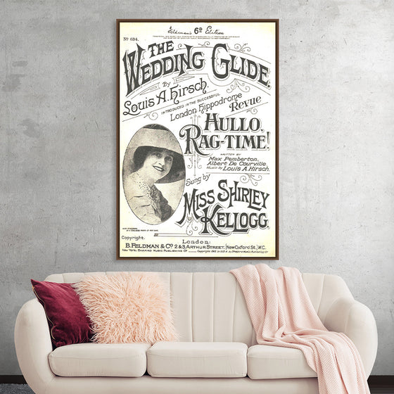 "The Wedding Glide sheet music 1912"