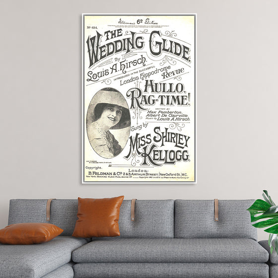 "The Wedding Glide sheet music 1912"