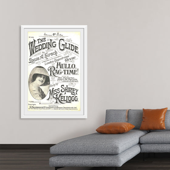 "The Wedding Glide sheet music 1912"