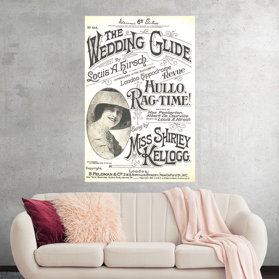 "The Wedding Glide sheet music 1912"