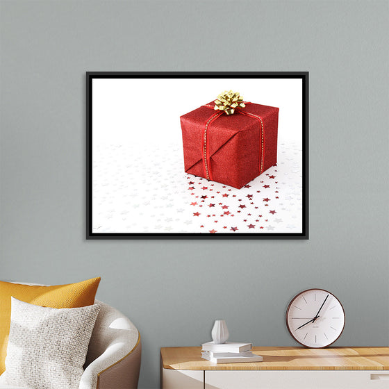 "Red Christmas present"