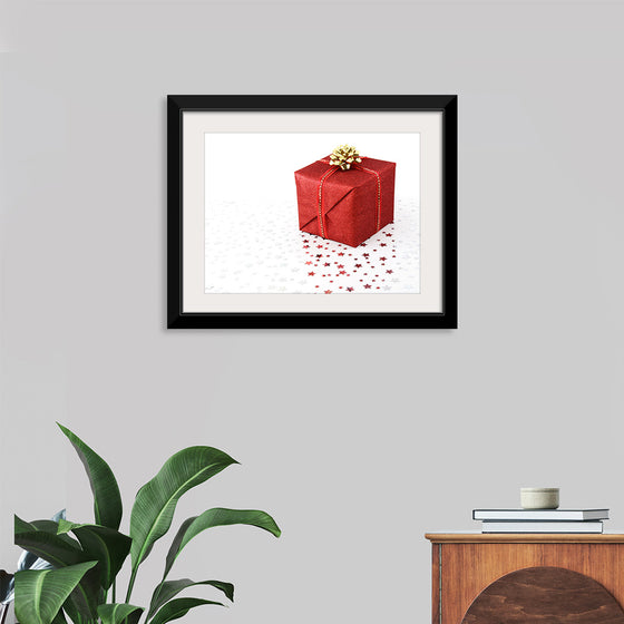 "Red Christmas present"