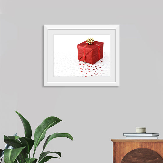 "Red Christmas present"