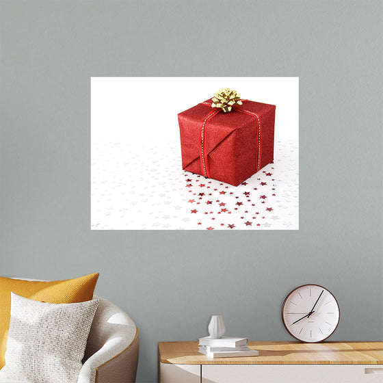 "Red Christmas present"