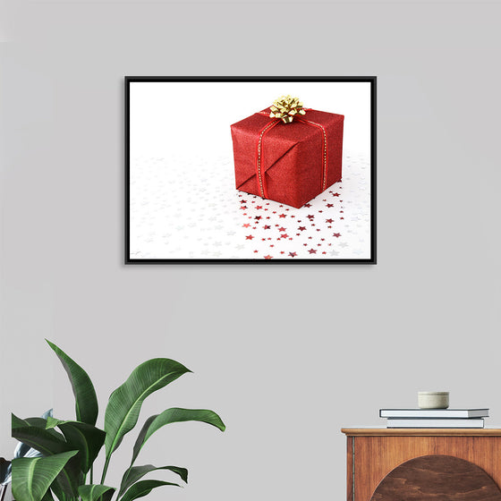 "Red Christmas present"