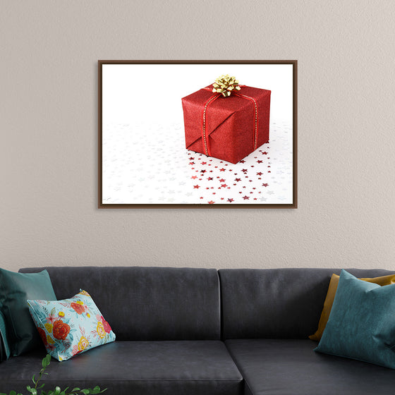 "Red Christmas present"