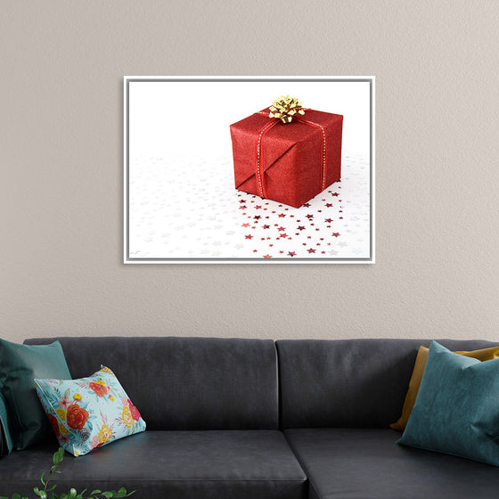 "Red Christmas present"