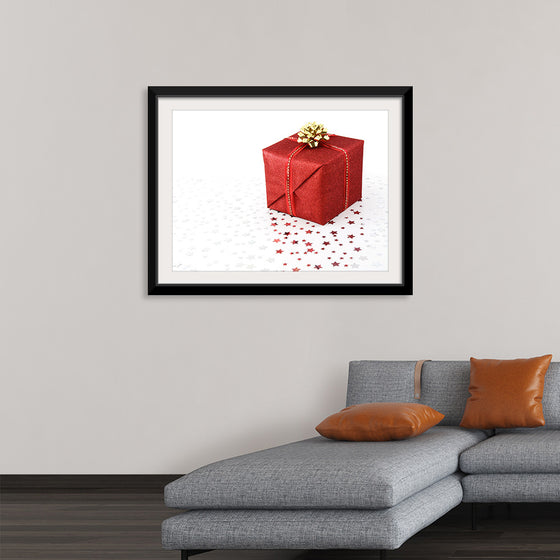 "Red Christmas present"