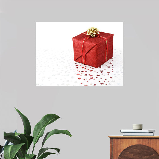 "Red Christmas present"