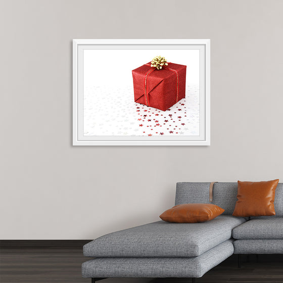 "Red Christmas present"