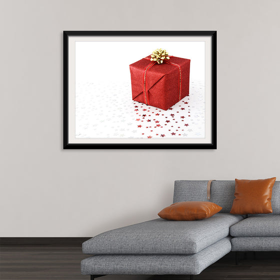 "Red Christmas present"