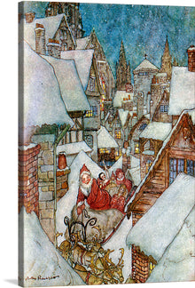  Arthur Rackham's illustrations for Clement Clarke Moore's "The Night Before Christmas" are among his most beloved and iconic works. These captivating images have brought Moore's beloved poem to life for generations of children and adults, capturing the magic and wonder of Christmas Eve.