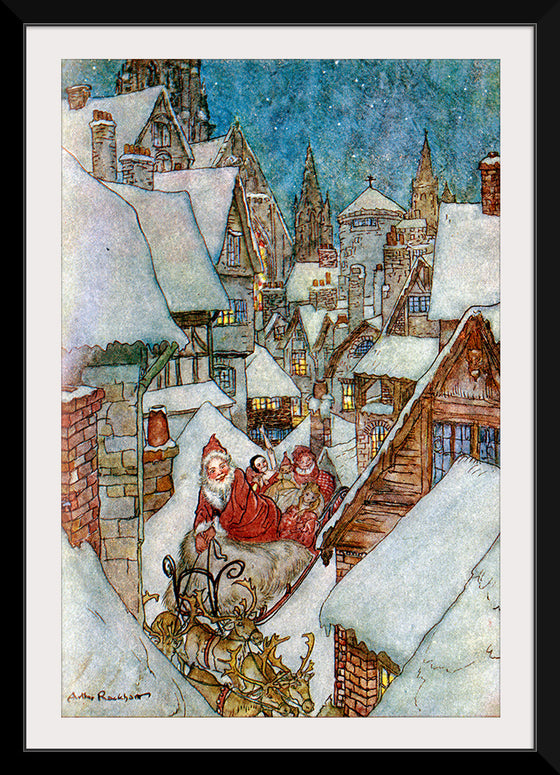 "The Night Before Christmas", Arthur Rackham