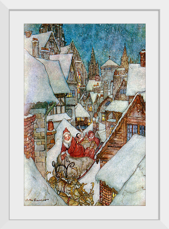 "The Night Before Christmas", Arthur Rackham