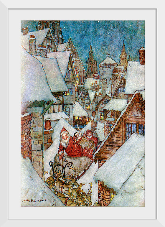 "The Night Before Christmas", Arthur Rackham