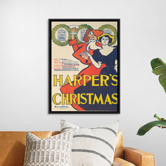 "Harper's: Christmas", Edward Penfield