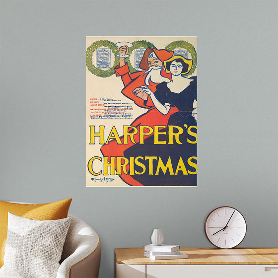 "Harper's: Christmas", Edward Penfield