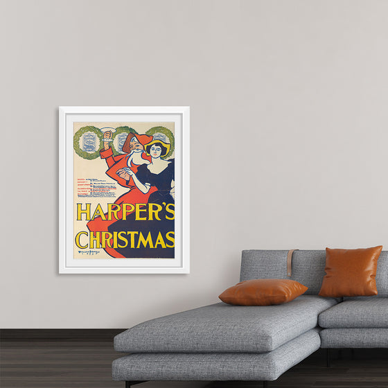 "Harper's: Christmas", Edward Penfield