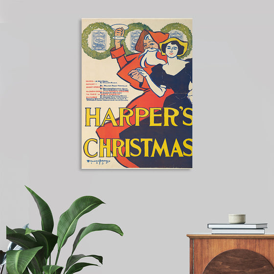 "Harper's: Christmas", Edward Penfield