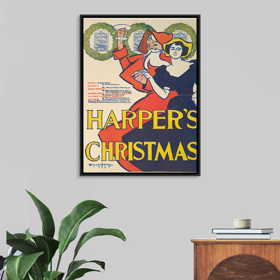 "Harper's: Christmas", Edward Penfield