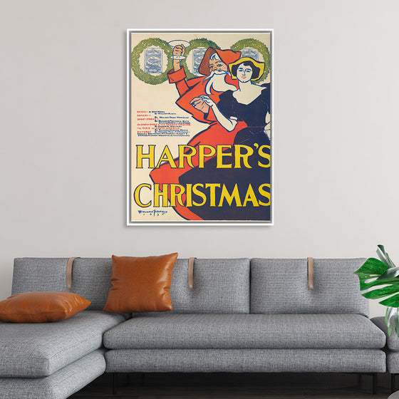 "Harper's: Christmas", Edward Penfield