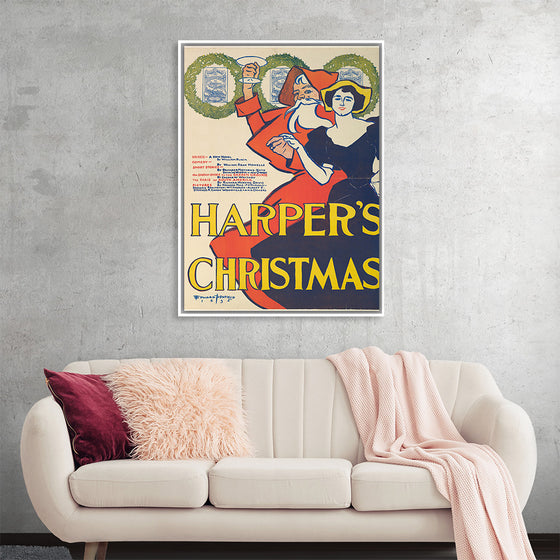 "Harper's: Christmas", Edward Penfield