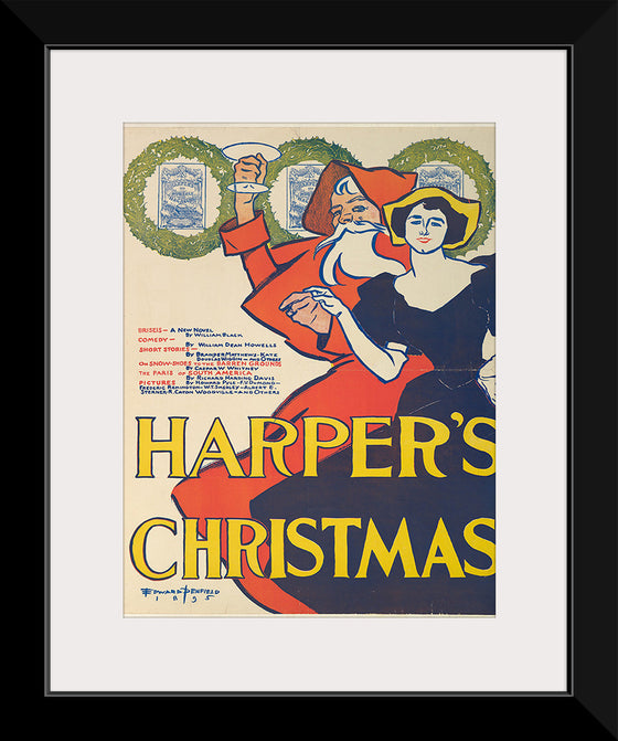 "Harper's: Christmas", Edward Penfield